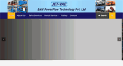 Desktop Screenshot of jetvacindia.com
