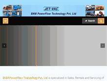 Tablet Screenshot of jetvacindia.com